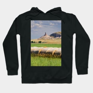 Chimney Rock, Nebraska, USA (C023/8420) Hoodie